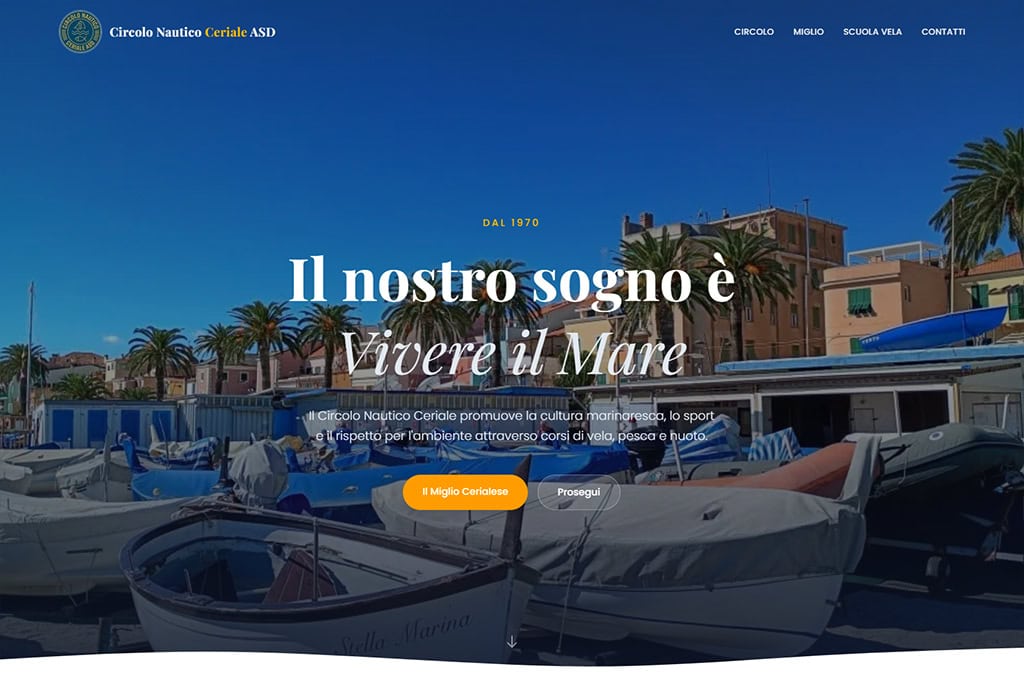 sito web circolo nautico